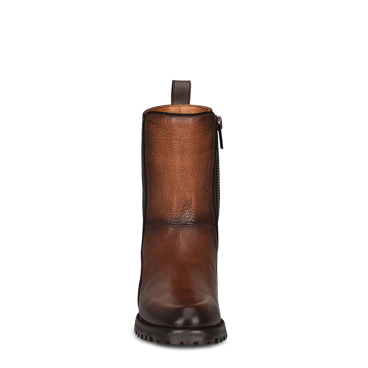 4O03VE - Cuadra brown casual Chelsea deer leather boots for men-Kuet.us