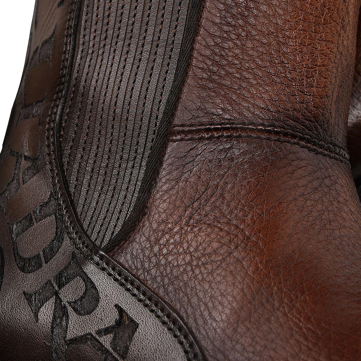 4O03VE - Cuadra brown casual Chelsea deer leather boots for men-Kuet.us