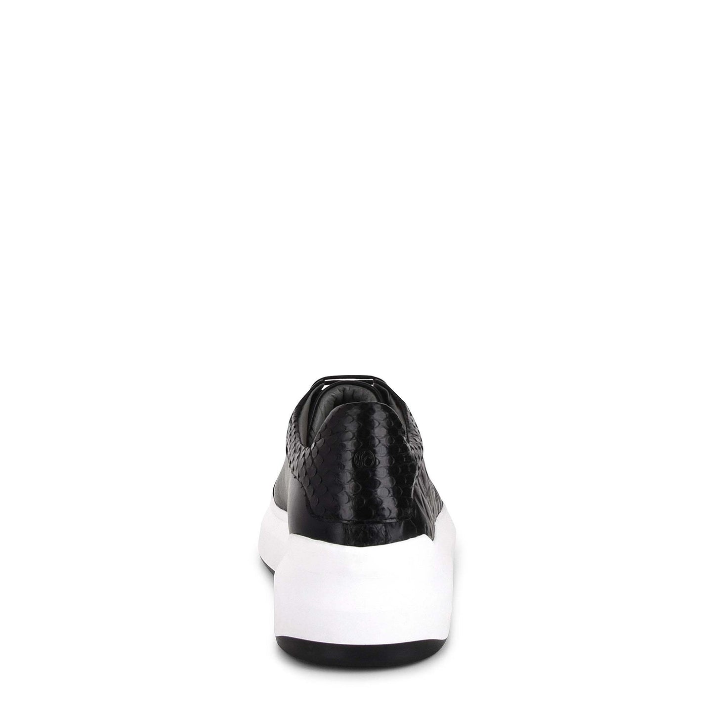 4P3PMTS - Cuadra black casual fashion python leather sneakers for women-Kuet.us