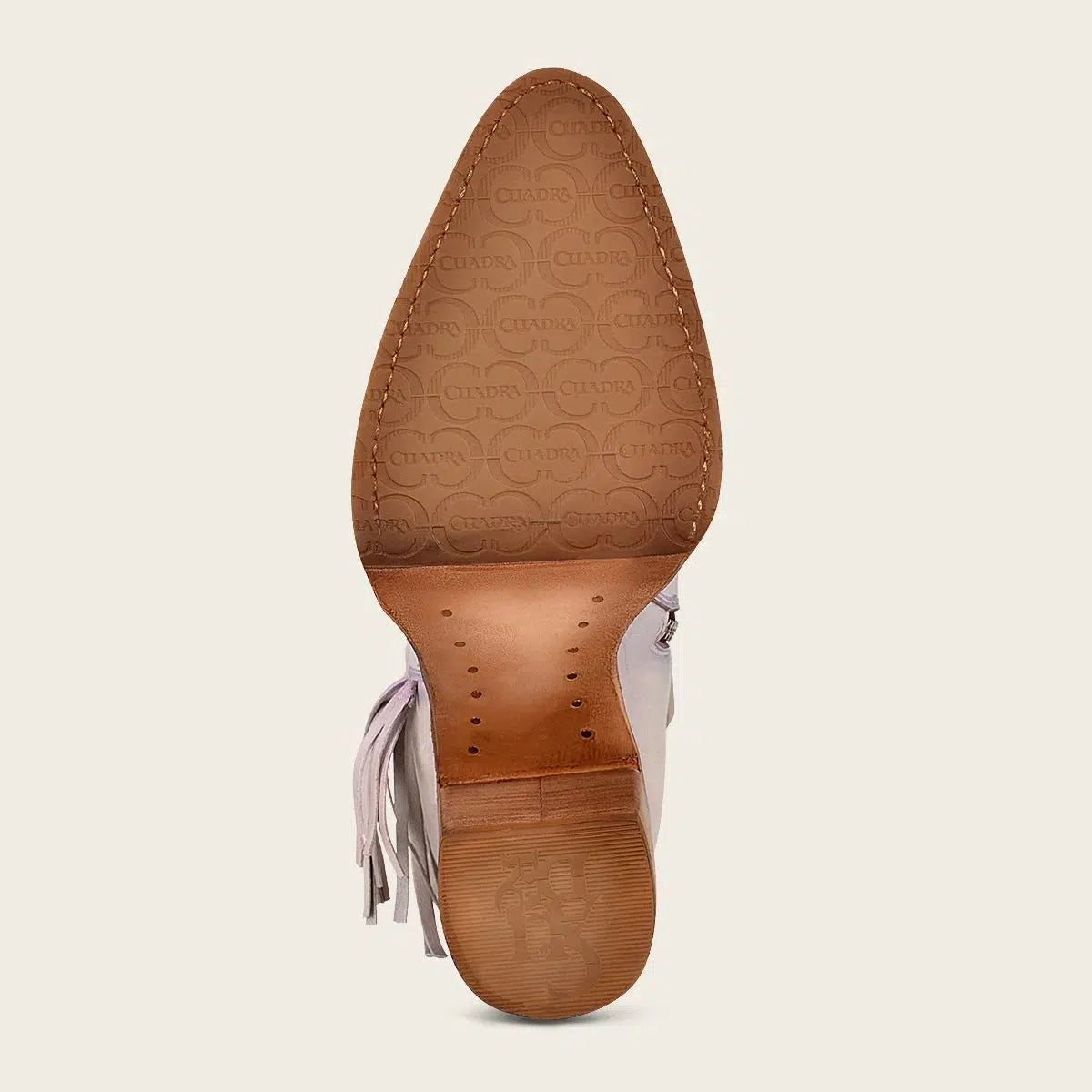 4Q07RS - Cuadra pink western cowgirl cowhide leather ankle boots for women-Kuet.us