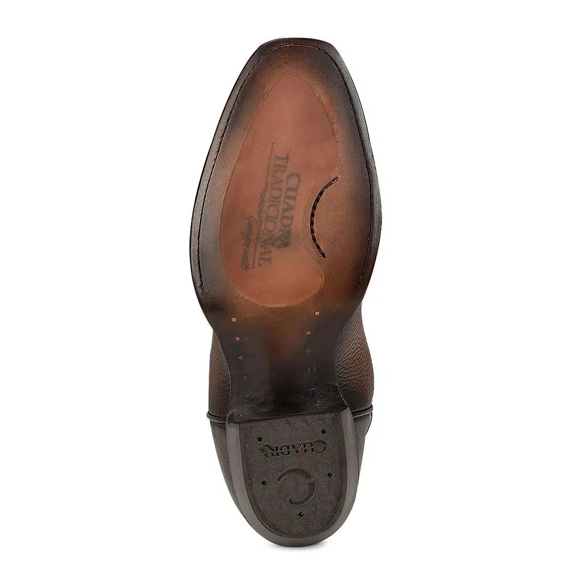 4R01RS - Cuadra brown casual fashion cowboy leather boots for men-Kuet.us