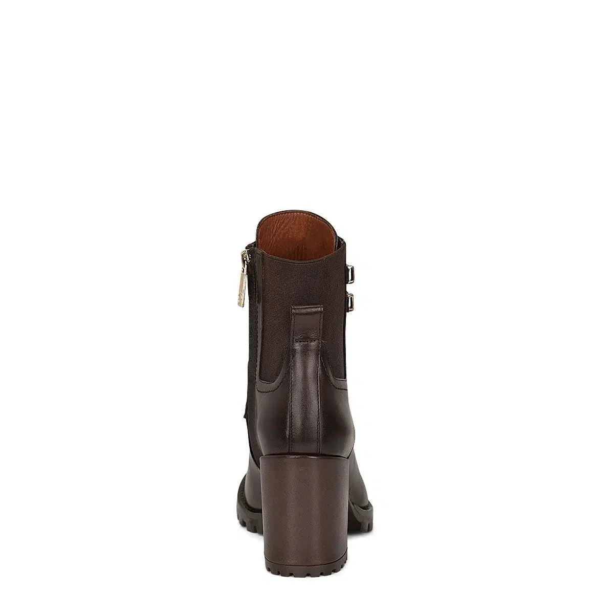 5G7BMTS - Cuadra chocolate casual fashion cowhide leather ankle boots for women-Kuet.us
