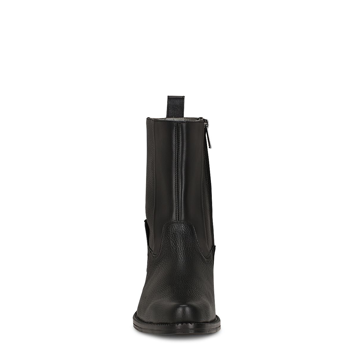 828VNTS - Franco Cuadra black dress casual leather zip ankle boots for men-Kuet.us