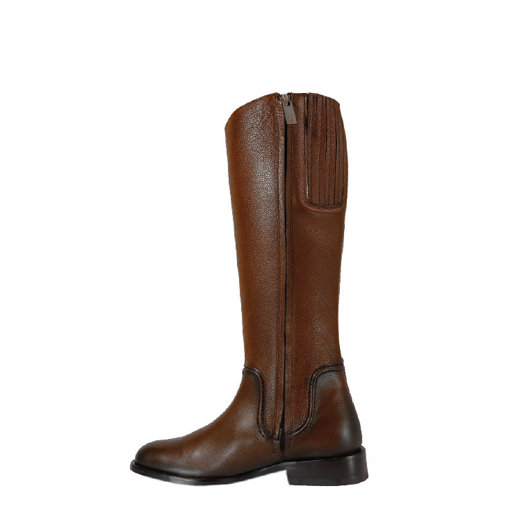 88TRGRS - Cuadra honey fashion riding cowhide leather boots for women-Kuet.us