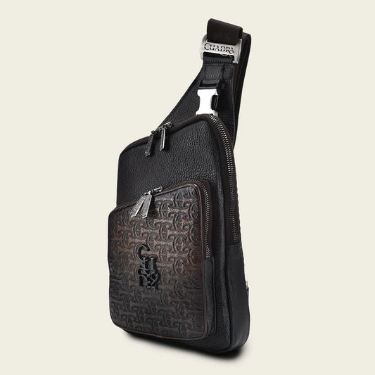 BOC21RS - Cuadra Chocolate Casual Fashion Cowhide Crossbody Messenger