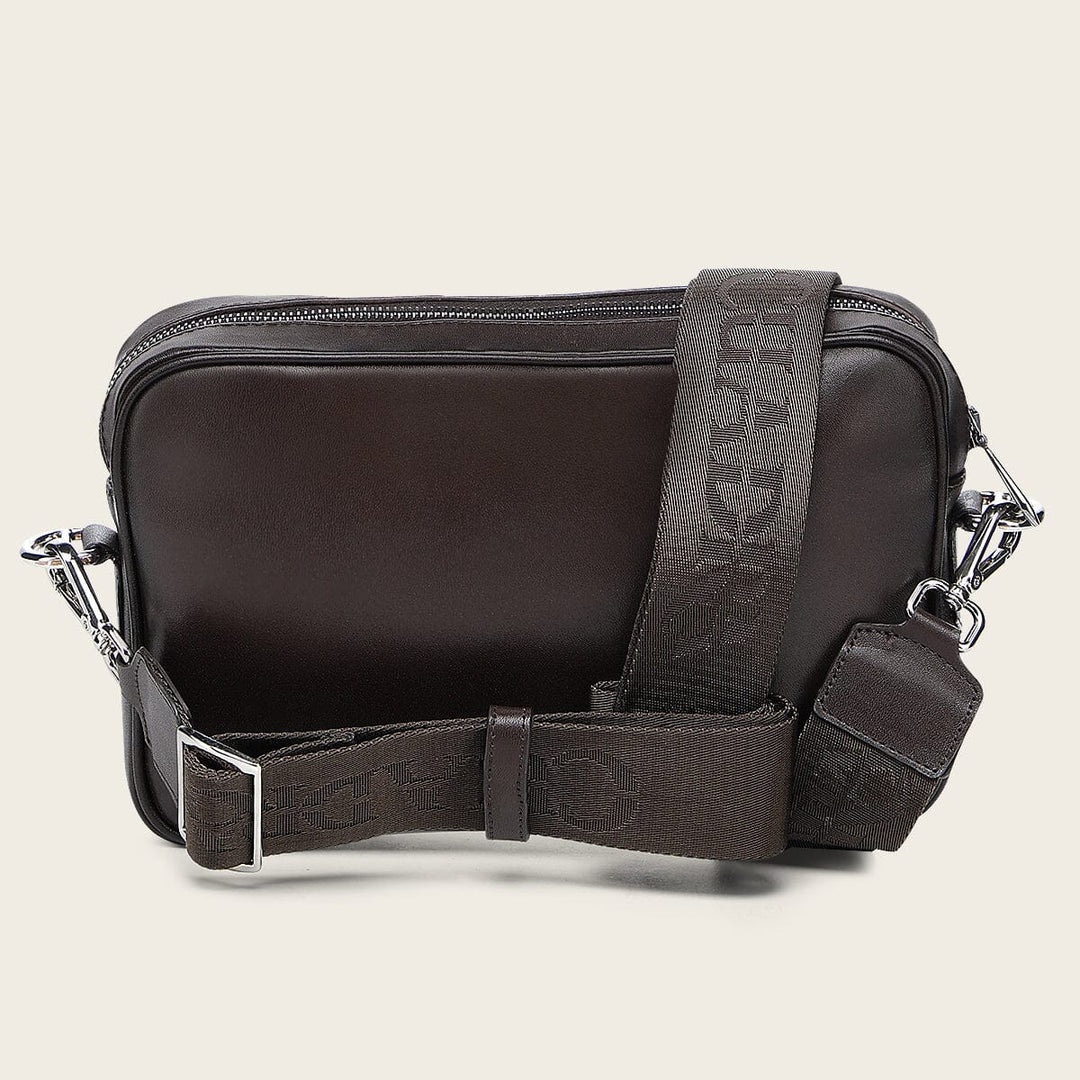 BOC34AL - Cuadra brown alligator leather bag