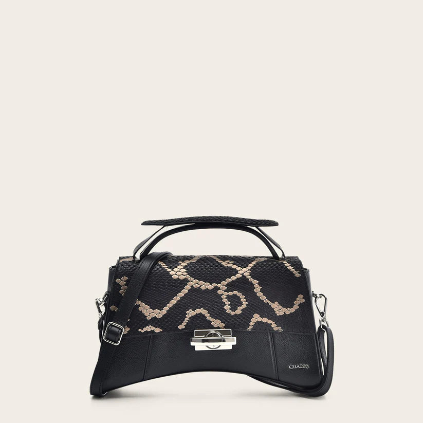 BOD0MPH - Cuadra bone dress fashion python handbag for women
