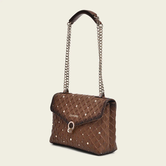 BOD0LRS - Cuadra Honey Casual Western Cowhide Leather Handles Bag for Women