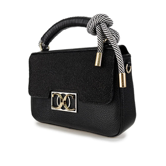 BOD64MA - Cuadra black fashion stingray crossbody bag for women-Kuet.us