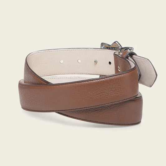 CDA36PH - Cuadra honey western cowgirl python belt for women