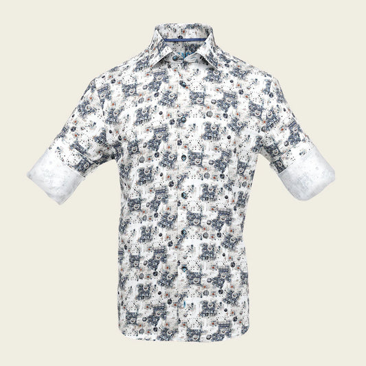 CM0W170 - Cuadra Tan Fashion Western Long Sleeve Cotton Shirt for Men