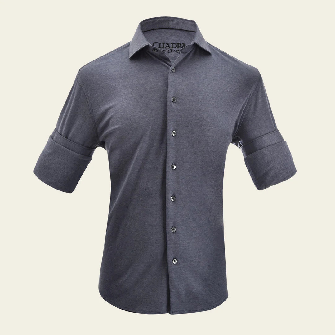 CM210101 - Cuadra navy grey shirt for men