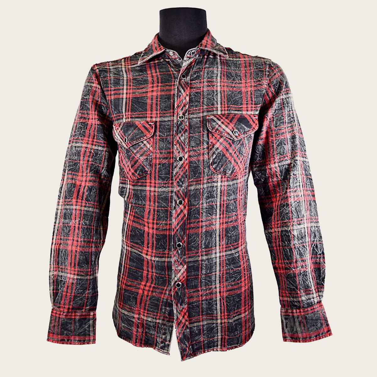 CMRJ451 - Cuadra black casual fashion cotton shirt for men-Kuet.us
