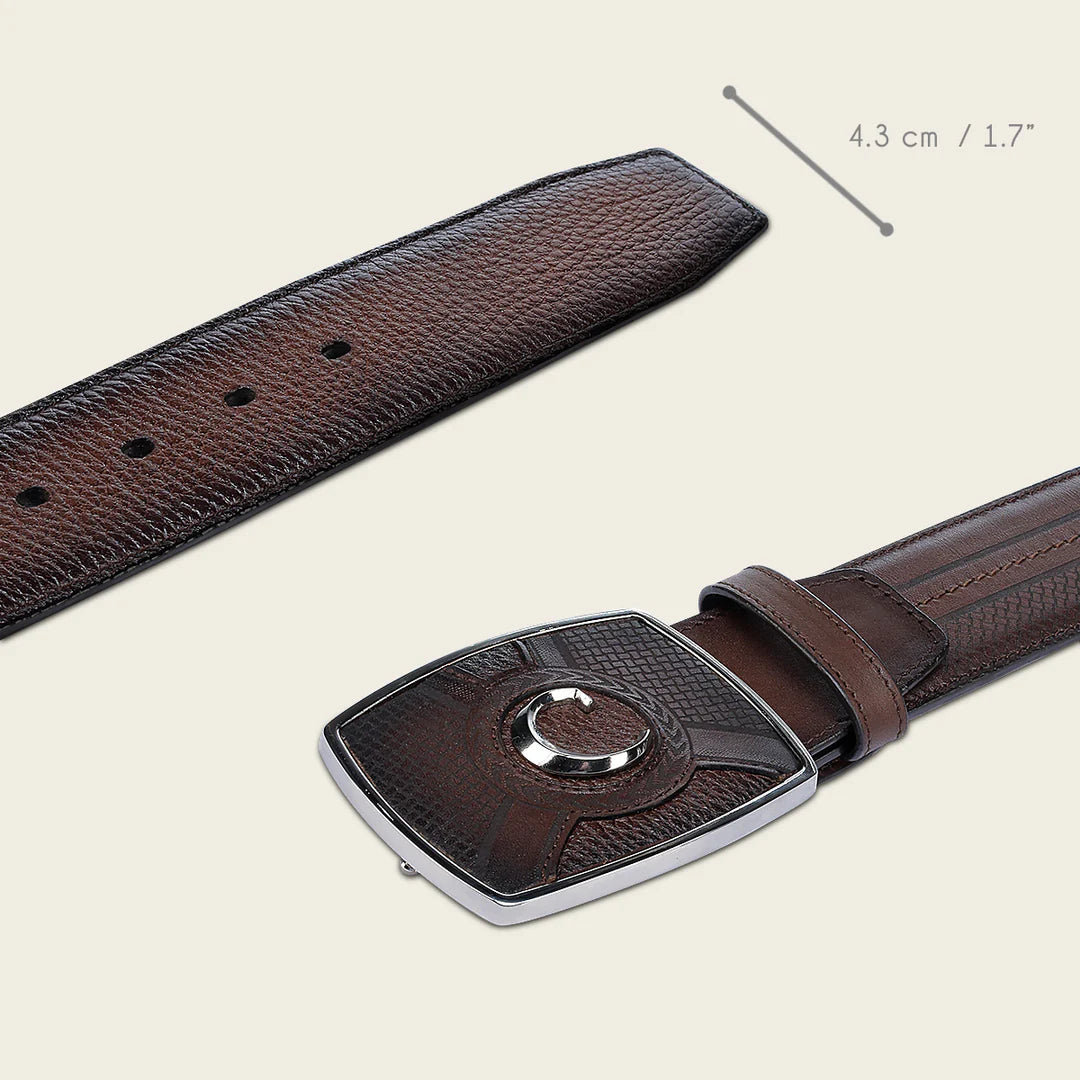 CV503VE - Cuadra Honey Western Fashion Deer Belt for Men