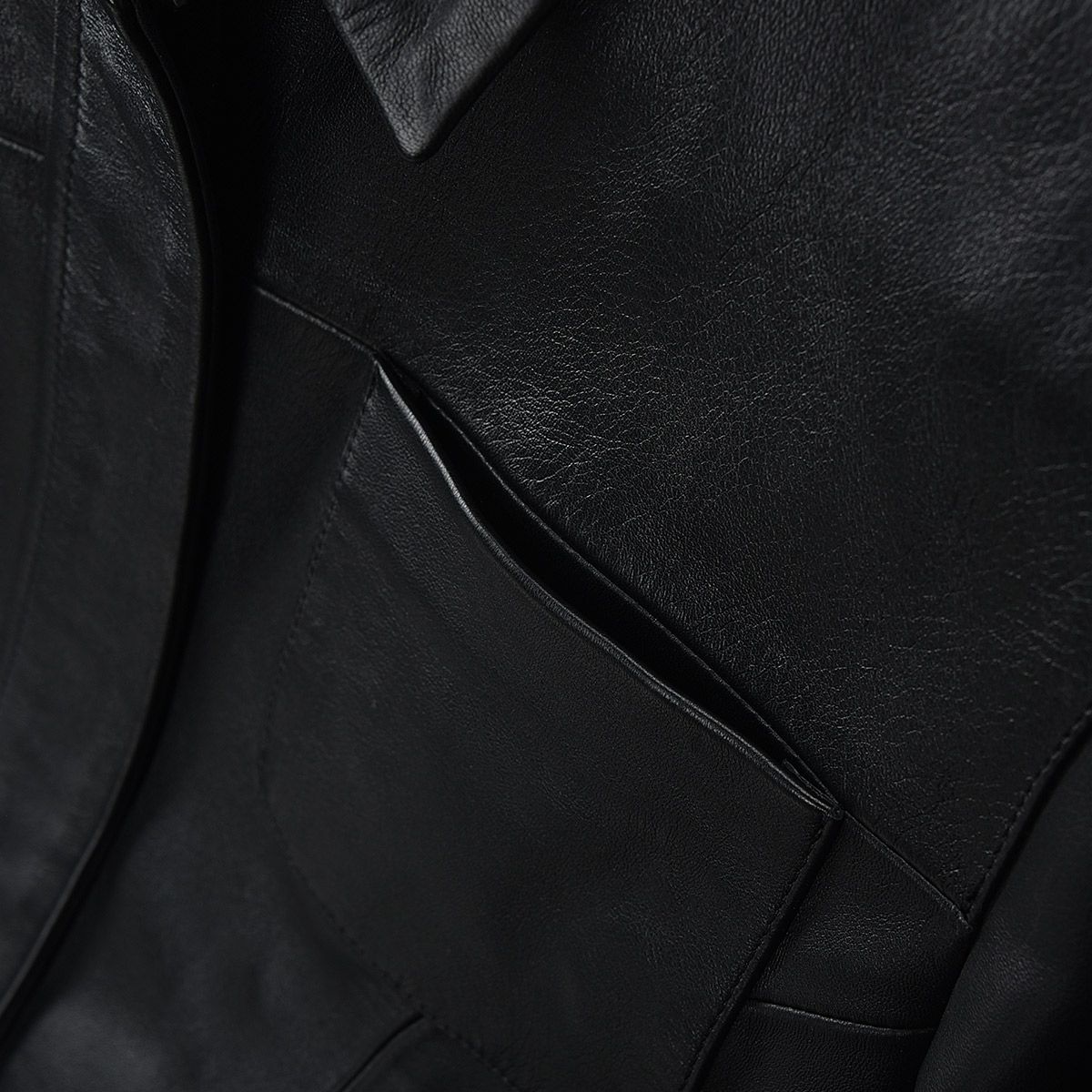 M294BOB - Cuadra black dress casual fashion sheepskin leather jacket for women-Kuet.us
