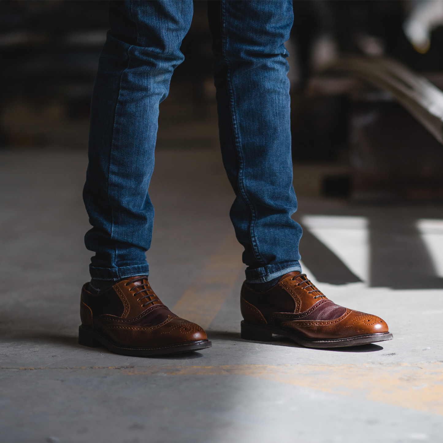 Proxon - Brown Comfortable Steel Toe Safety Oxford Dress Shoes or Men