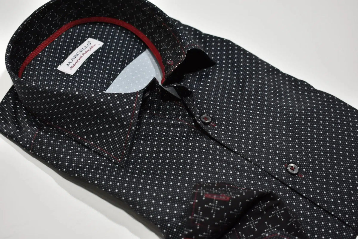 CM0W552 - Cuadra blue casual fashion cotton shirt for men-Kuet.us