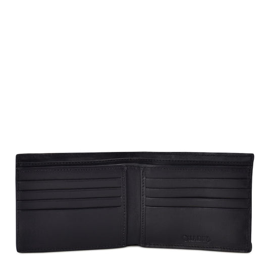 B3041FL - Cuadra brown casual fashion leather bi fold wallet for men-Kuet.us