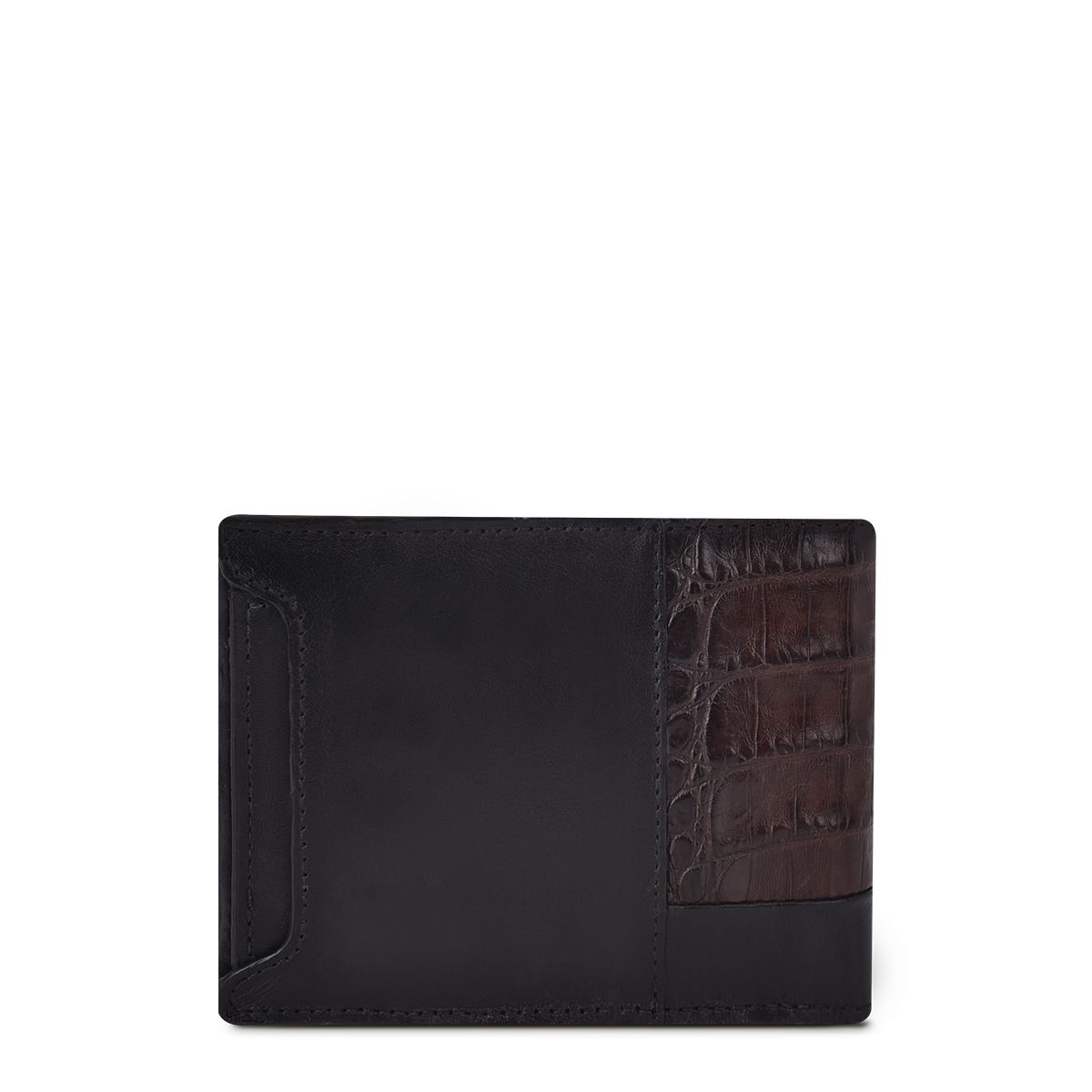 B3041FL - Cuadra brown casual fashion leather bi fold wallet for men-Kuet.us