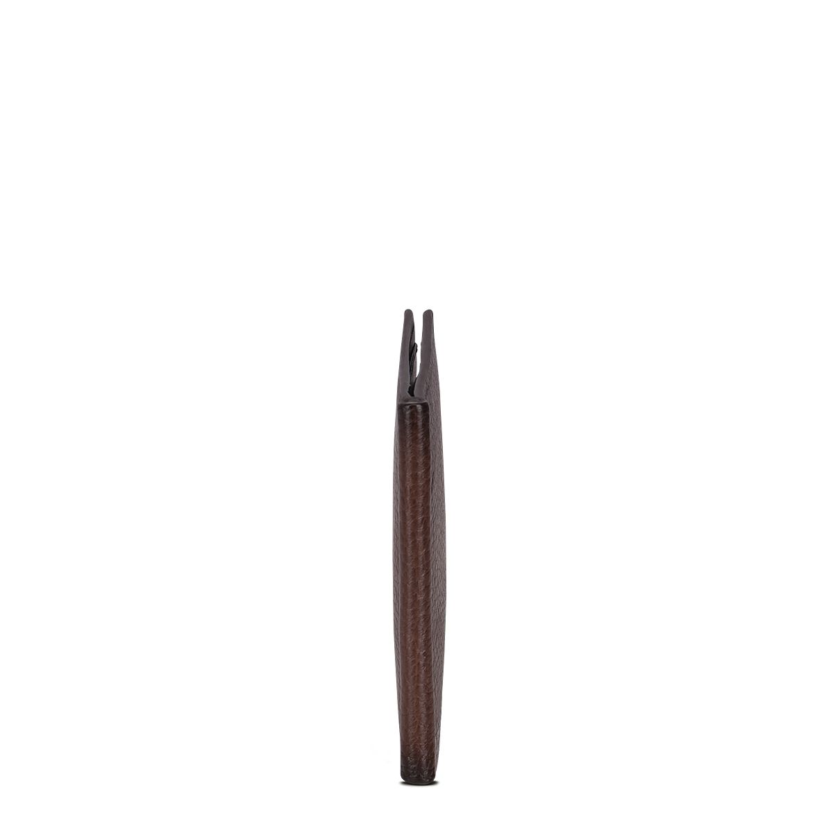 B3042VE - Cuadra chocolate casual fashion deerskin bi fold wallet for men-Kuet.us