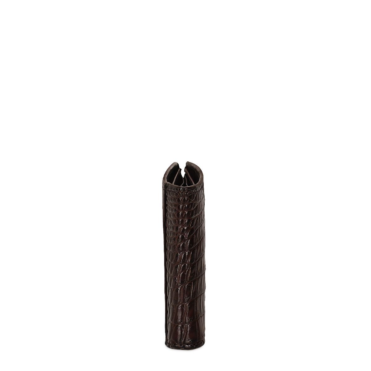 BC003NL - Cuadra brown classic niloticus exotic bifold wallet for men.-Kuet.us