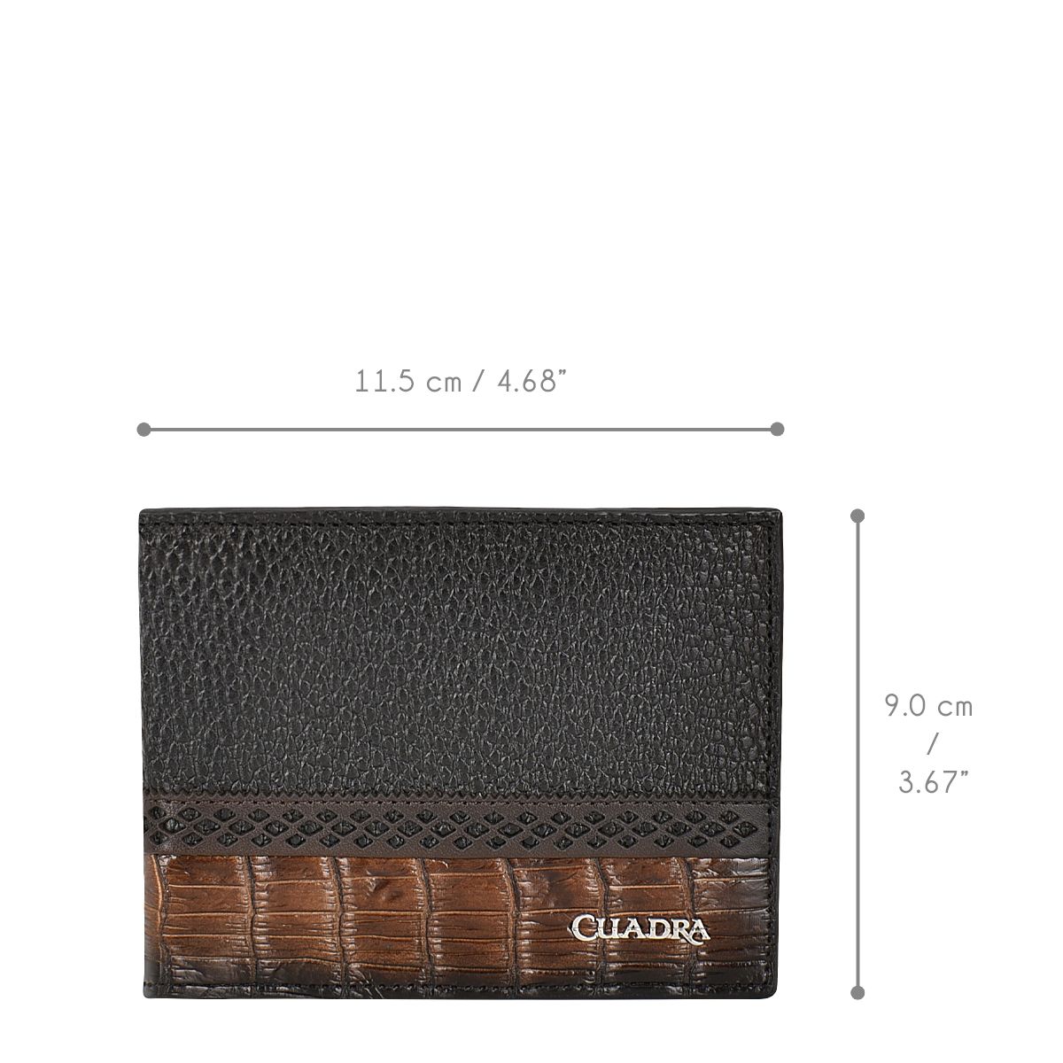BC012NL - Cuadra maple exotic bifold wallet in niloticus leather for men-Kuet.us