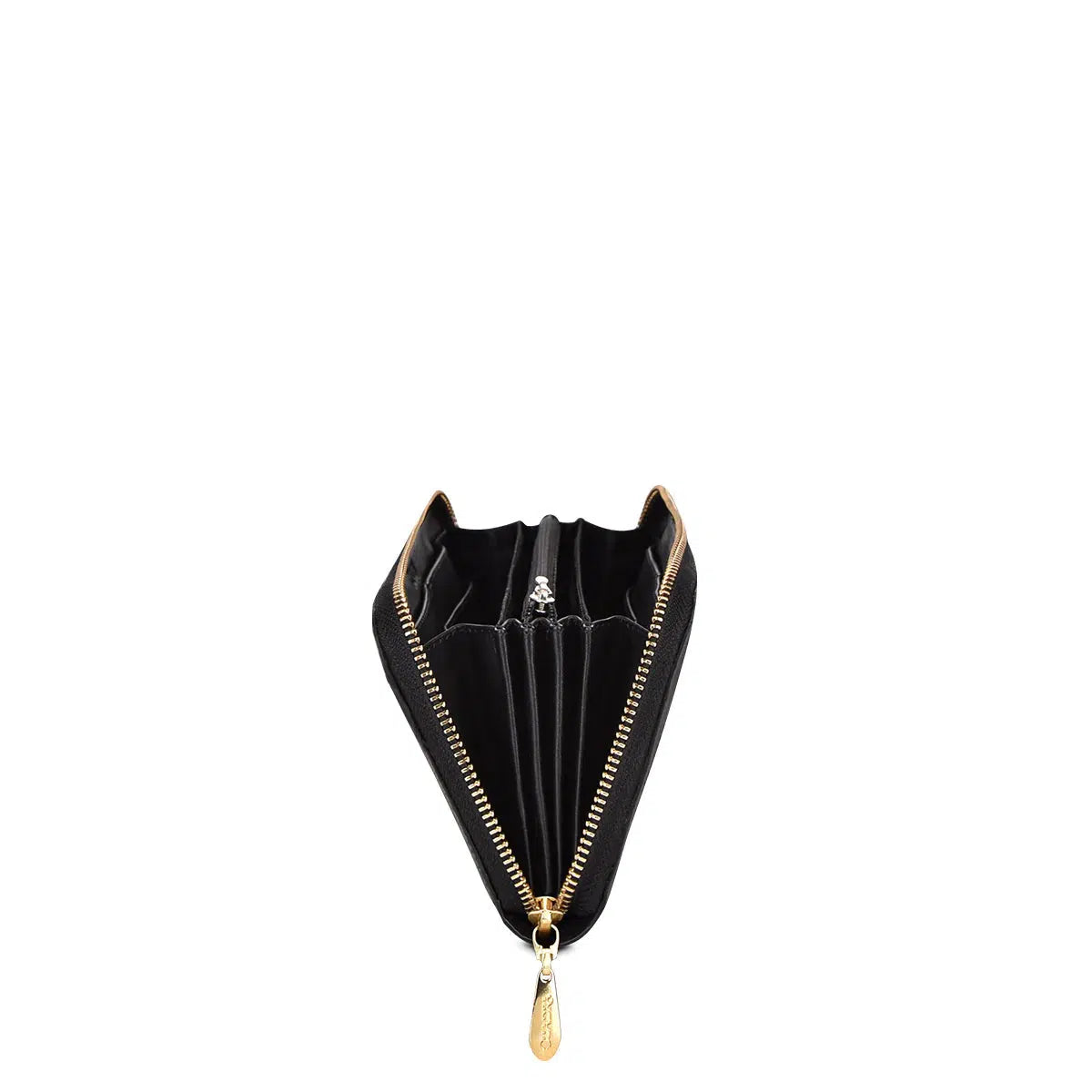 BD138MA - Cuadra black fashion stingray wristlet wallet for women-Kuet.us