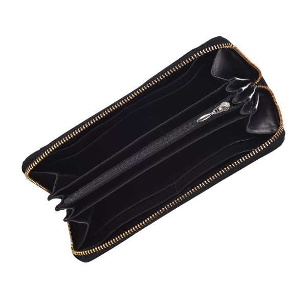 BD211PI - Cuadra black fashion python leather wallet clutch for women-Kuet.us