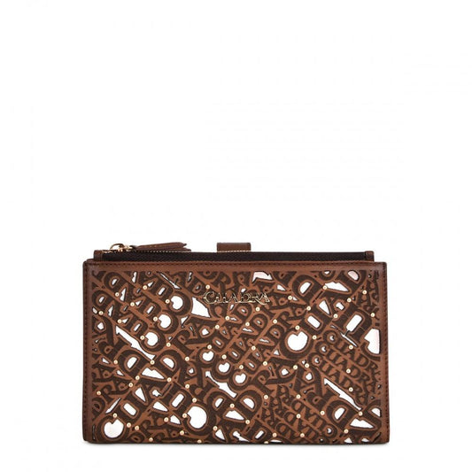 BD217RS - Cuadra mapple casual fashion leather cut out wallet for women-Kuet.us