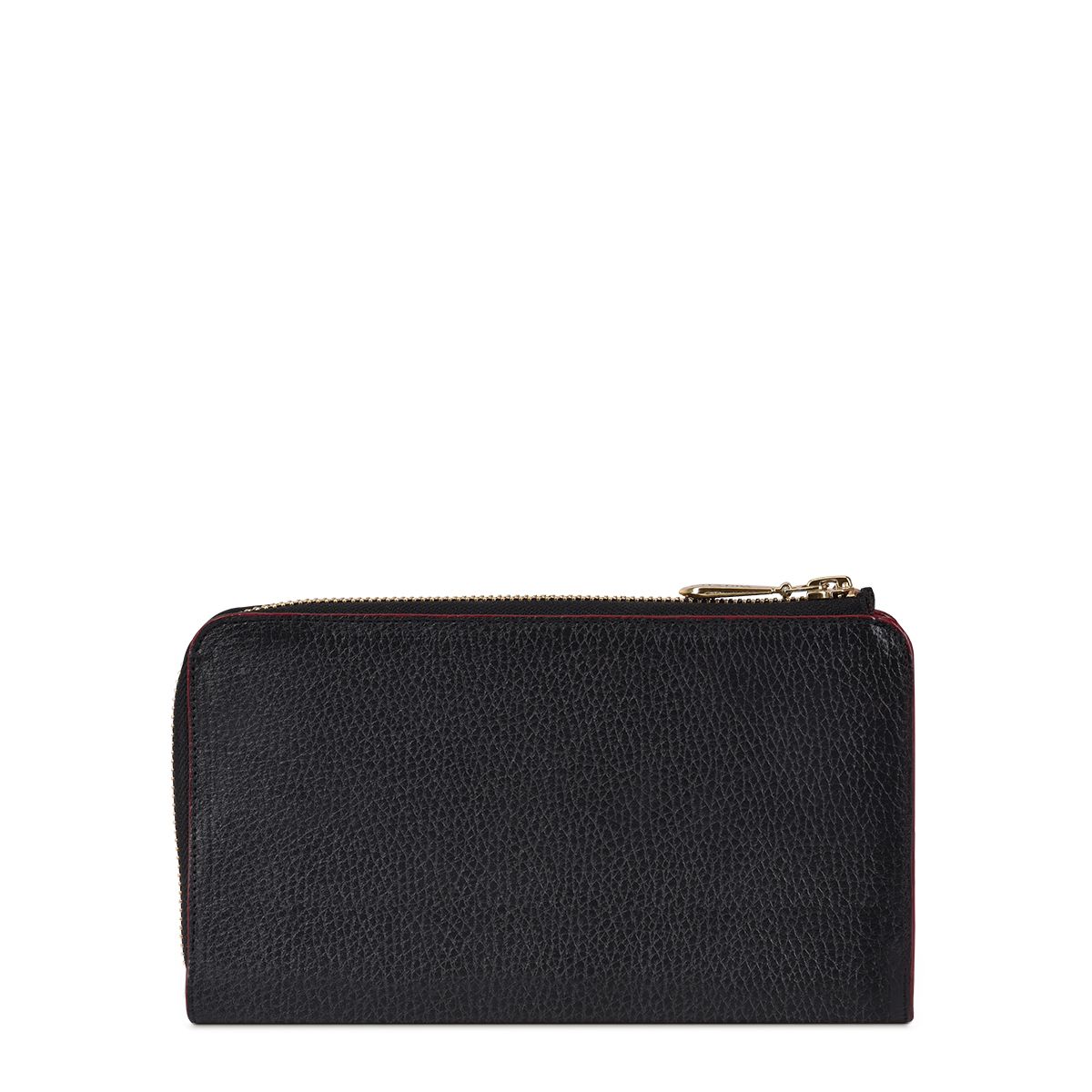 BD222RS - Cuadra black casual fashion cowhide wallet for woman-Kuet.us