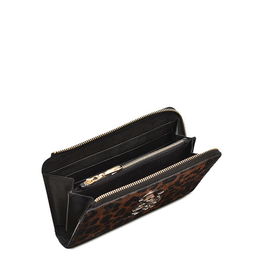 BD231RS - Cuadra brown fashion cowhide leather wallet for woman-Kuet.us