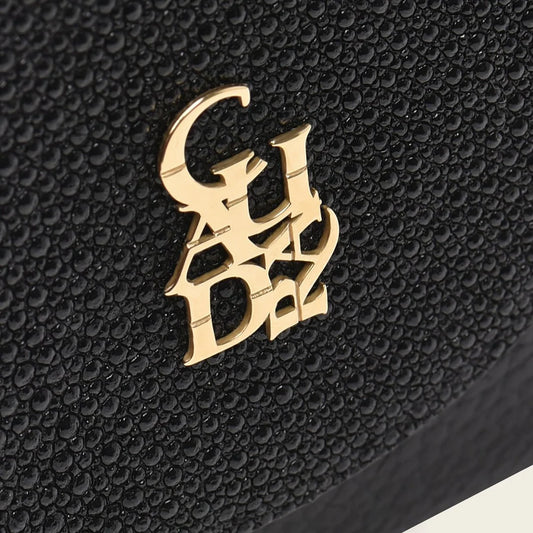 BD234MA- Cuadra black casual fashion bifold wallet clutch for woman