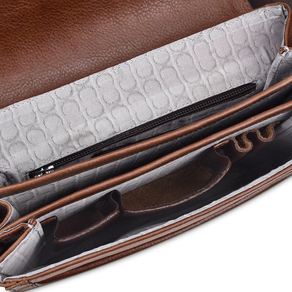 BO362PI - Cuadra cacao casual fashion python messenger bag for men / women-Kuet.us