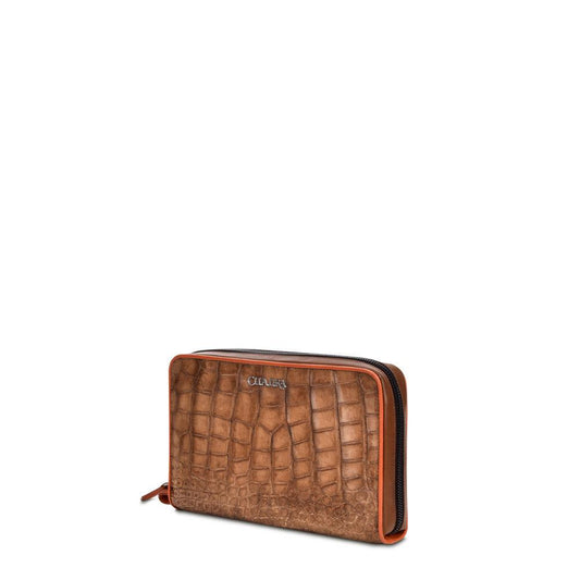 BO431AL - Cuadra desert brown fashion python wallet clutch for men / women-Kuet.us