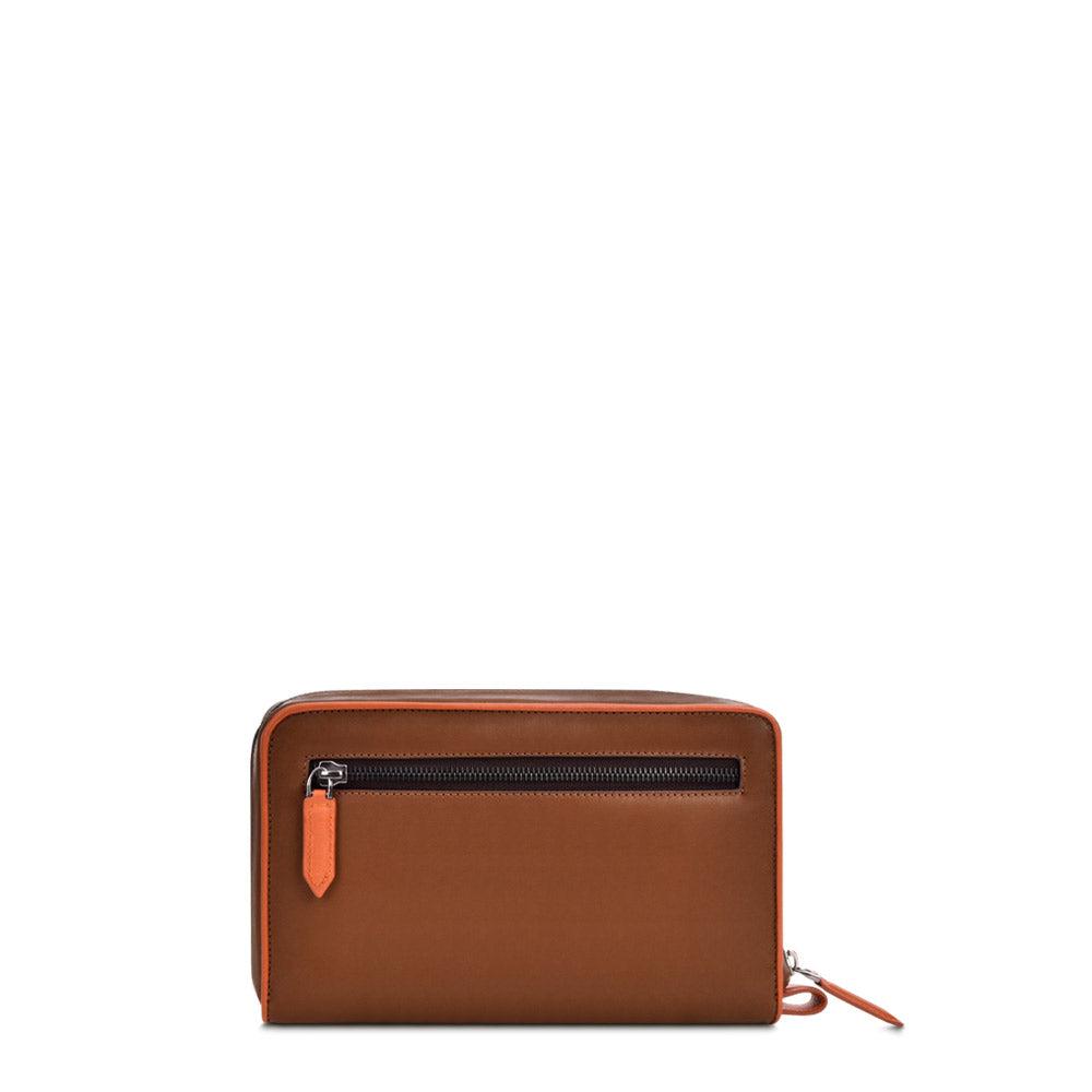 BO431AL - Cuadra desert brown fashion python wallet clutch for men / women-Kuet.us