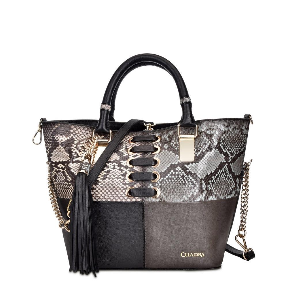 BO451PI - Cuadra nat blue casual fashion python crossbody bag for women-Kuet.us