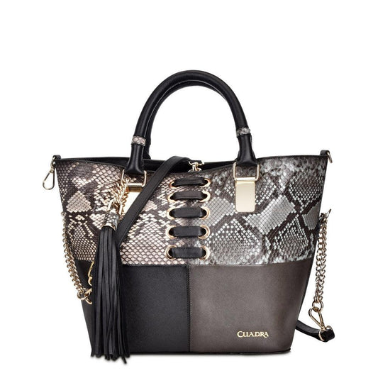 BO451PI - Cuadra nat blue casual fashion python crossbody bag for women-Kuet.us