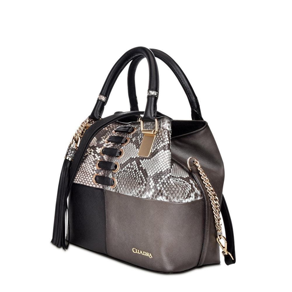 BO451PI - Cuadra nat blue casual fashion python crossbody bag for women-Kuet.us