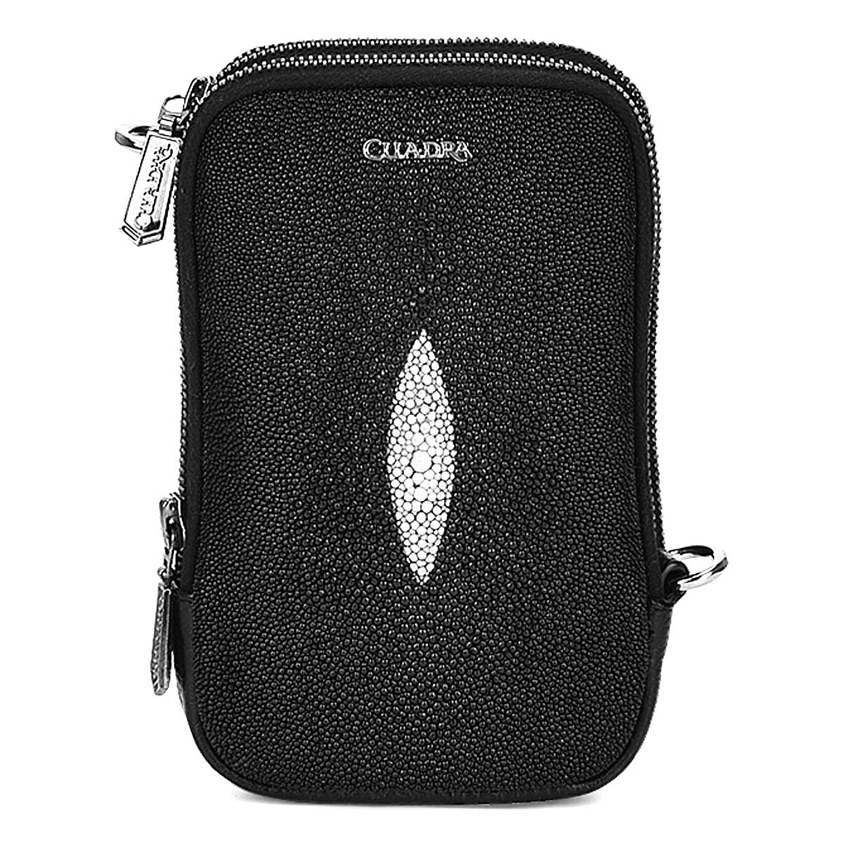 BOC05MA- Cuadra black small fashion stingray messenger bag for men / women-Kuet.us