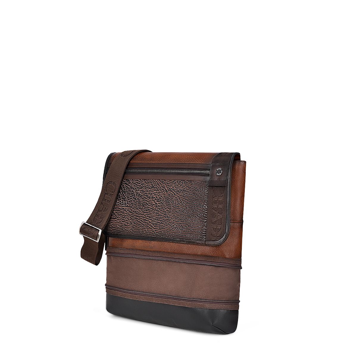 BOC08TI - Cuadra chocolate shark casual crossbody messenger for men / women-Kuet.us