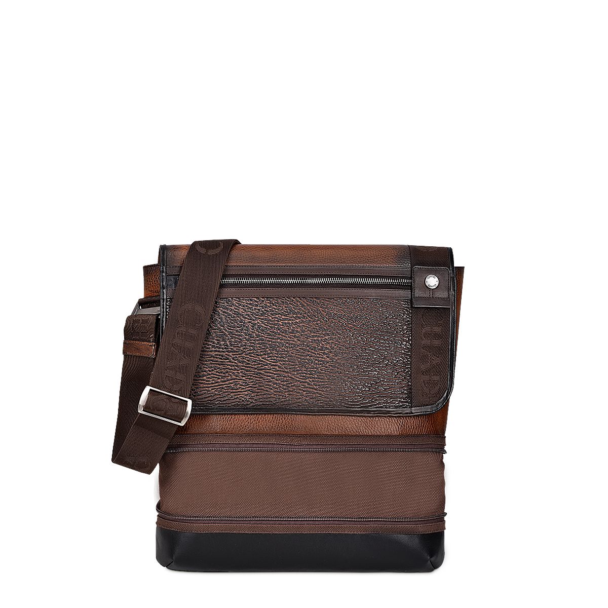 BOC08TI - Cuadra chocolate shark casual crossbody messenger for men / women-Kuet.us