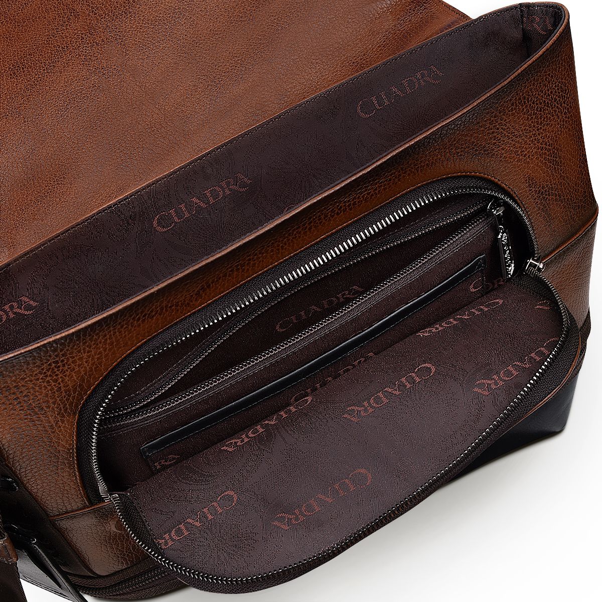 BOC08TI - Cuadra chocolate shark casual crossbody messenger for men / women-Kuet.us