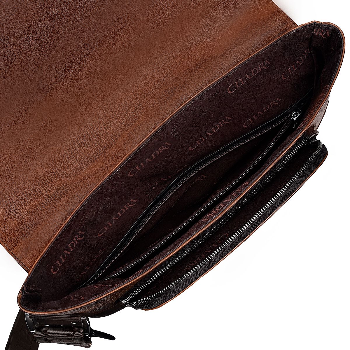 BOC08TI - Cuadra chocolate shark casual crossbody messenger for men / women-Kuet.us