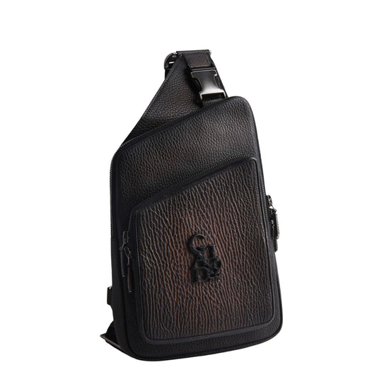 BOC15TI - Cuadra brown casual fashion shark crossbody messenger for men / women-Kuet.us