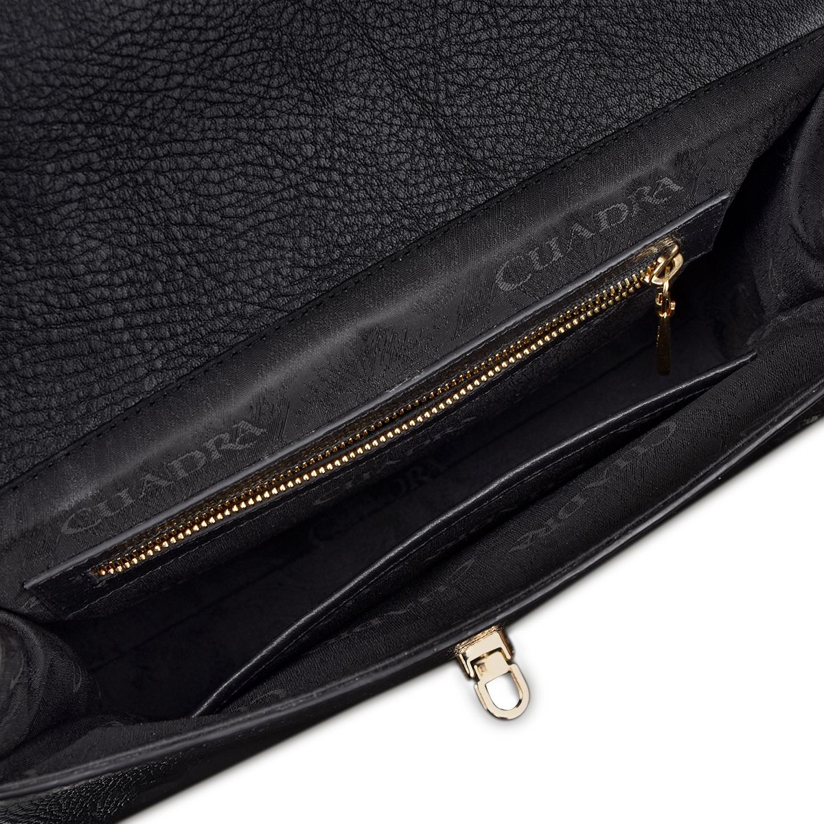 BOD15RS - Cuadra black casual fashion leather shoulder bag for women-Kuet.us