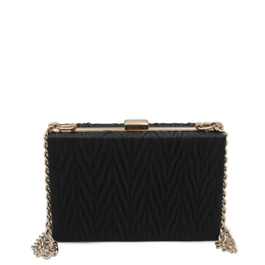 BOD20BO - Cuadra black casual fashion leather crossbody bag for women-Kuet.us