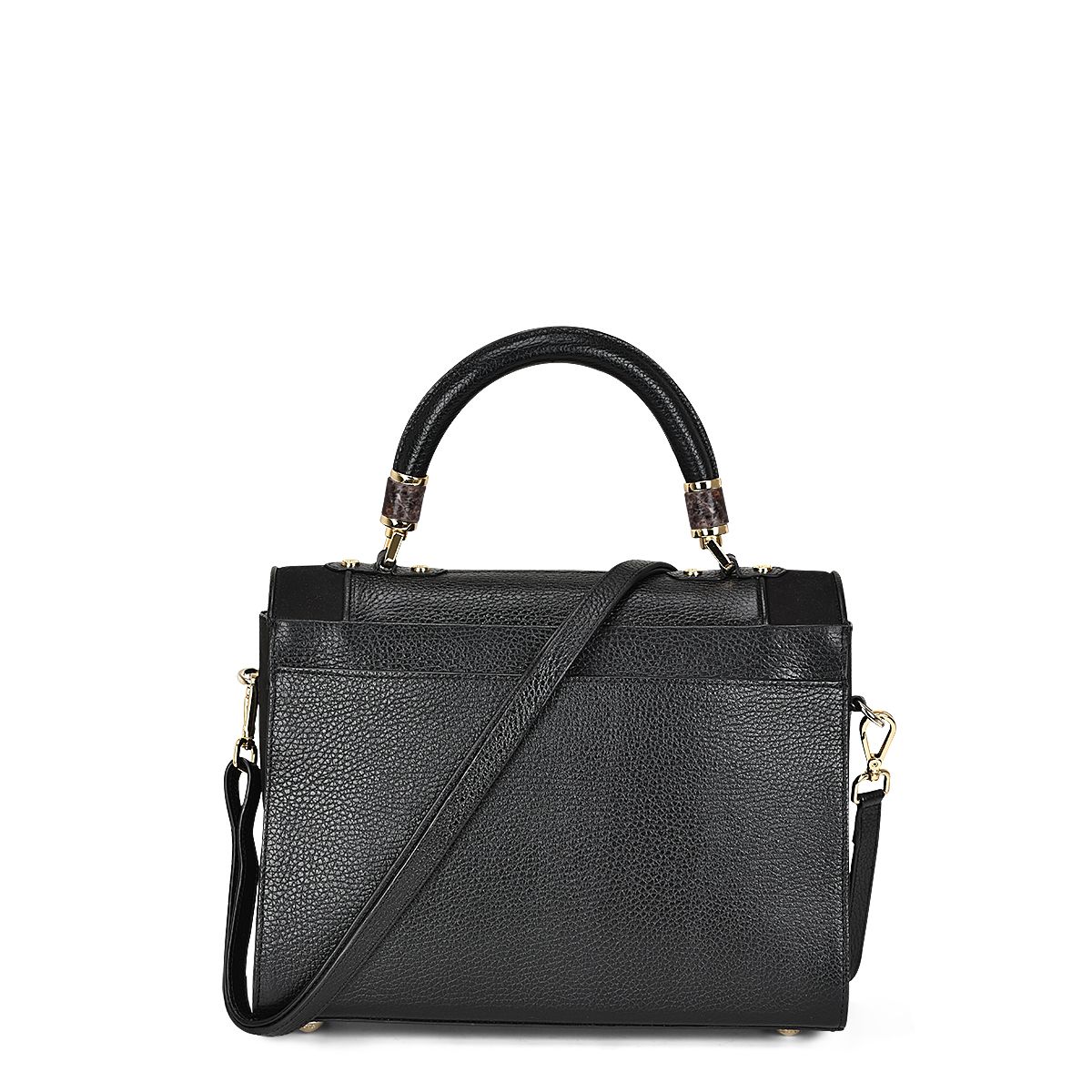 BOD33PI - Cuadra brown dress fashion python handbag for women-Kuet.us