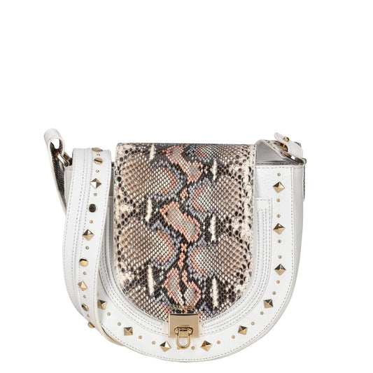 BOD48PI - Cuadra natural casual python small crossbody bag for women-Kuet.us