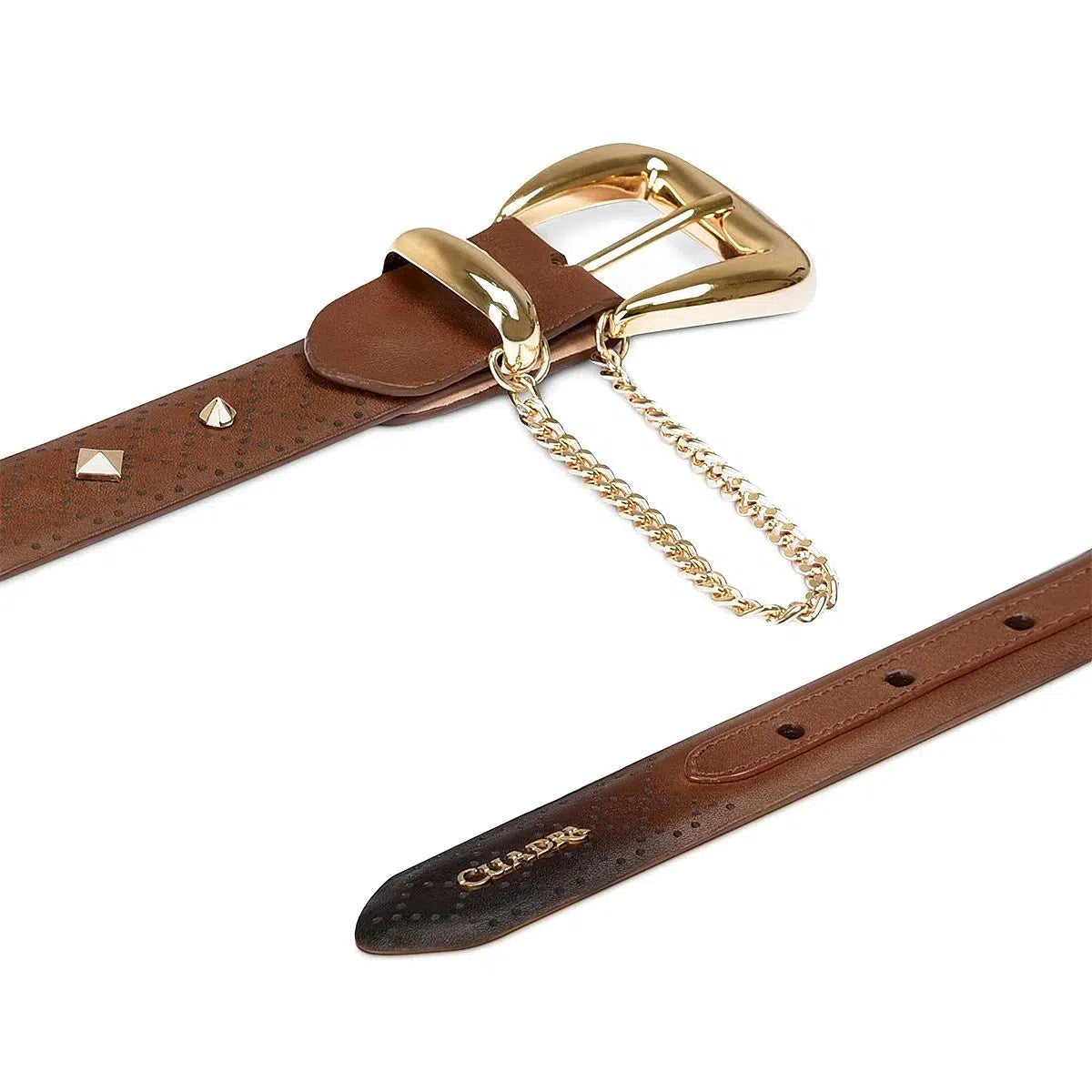 CDA11RS - Cuadra honey casual fashion cowhide belt for woman-Kuet.us