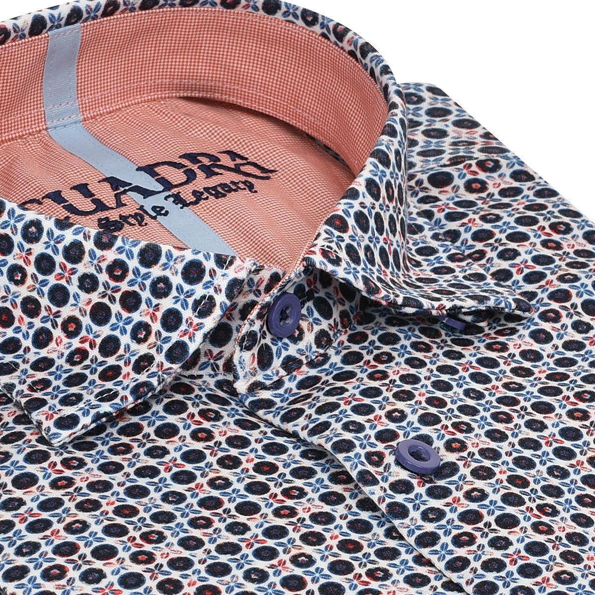 CM04682 - Cuadra multicolor fashion western long sleeve cotton shirt for men-Kuet.us
